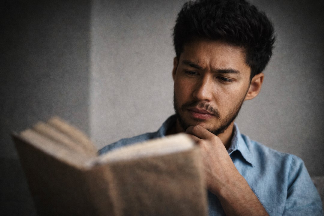 Reflective reading image for the cause section